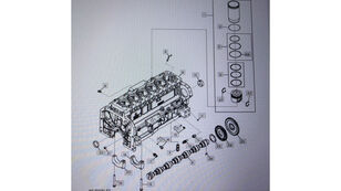 blocul cilindrilor pentru tractor pe şenile John Deere 8345R