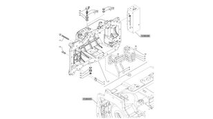 capacul supapelor 51694622 pentru tractor cu roţi New Holland T6070