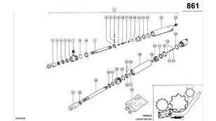 piston pentru combină de recoltat cereale Claas Lexion 560