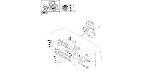 supapă pneumatică Elektromagnes 84486828 pentru tractor cu roţi New Holland T6010