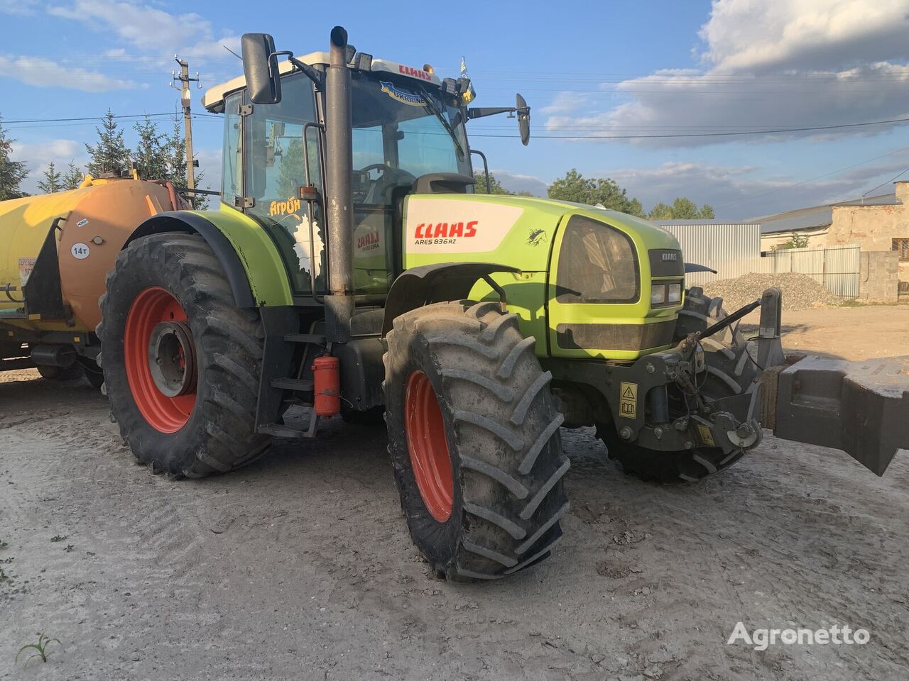 tractor cu roţi Claas Ares 836
