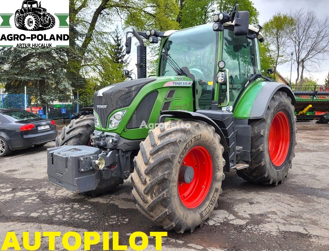 tractor cu roţi Fendt 513 VARIO - AUTOPILOT - 543 BAR - 2016 ROK - ORYGINALNE OPONY