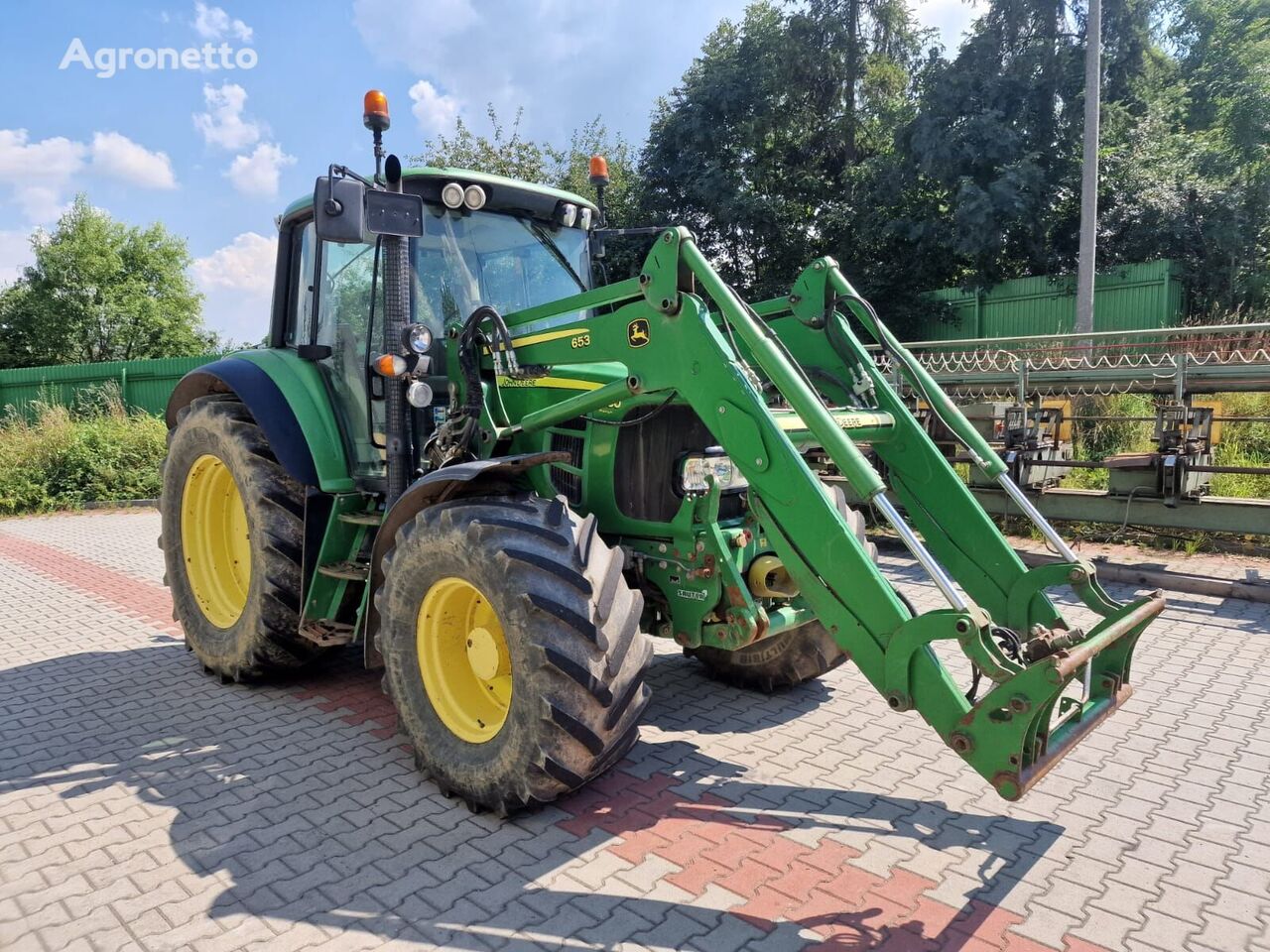 tractor cu roţi John Deere Ciągnik rolniczy JOHN DEERE 6430